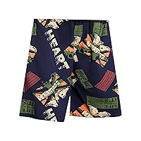 Men's Hawaiian Beach Shorts Breathable Outdoor Board Short Lightweight Summer Casual Shorts Loose Athletic Joggers