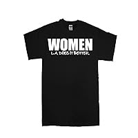 Gildan Women LA Does IT Better - Black T Shirt