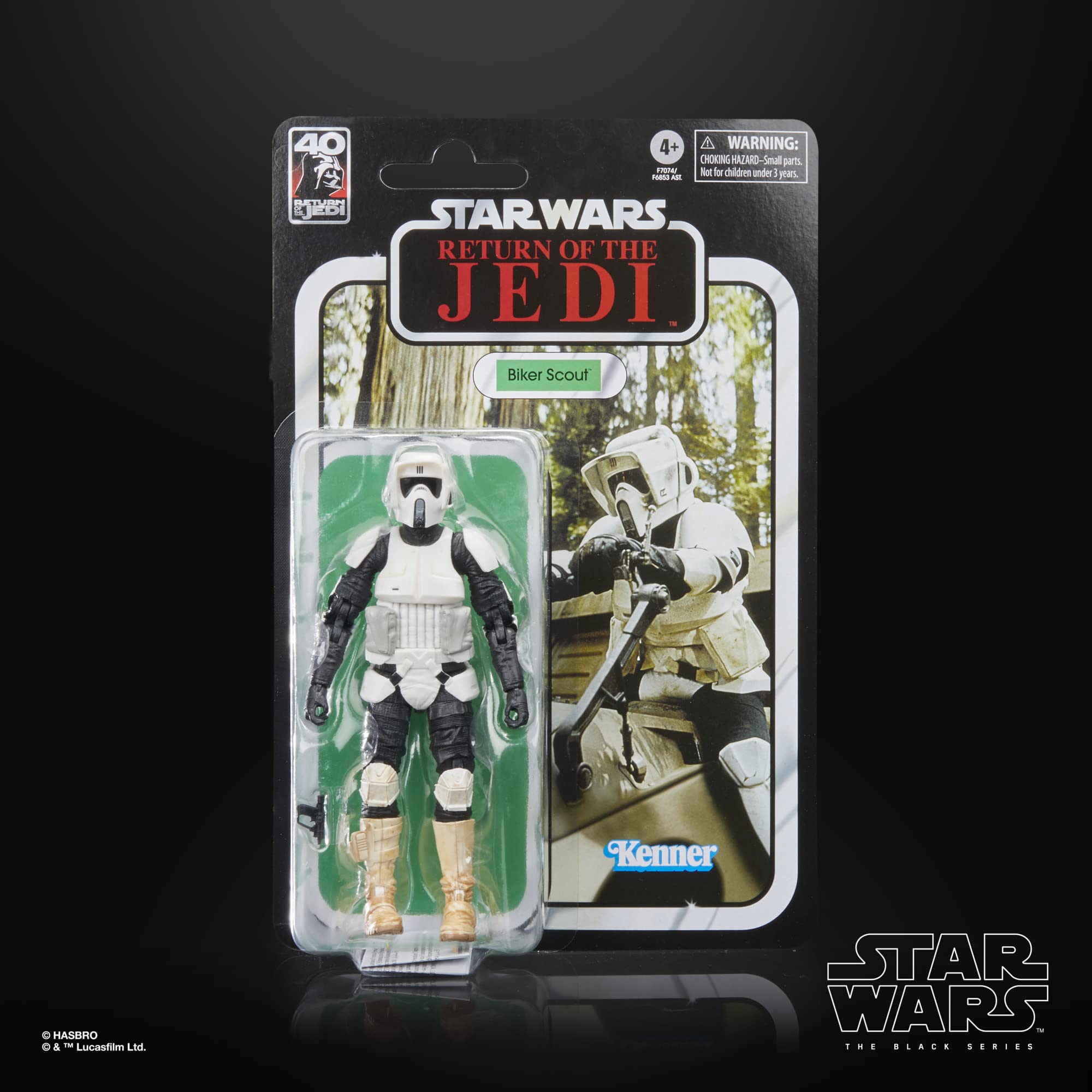 STAR WARS The Black Series Biker Scout, Return of The Jedi 40th Anniversary 6-Inch Collectible Action Figures, Ages 4 and Up (F7074)