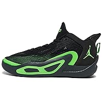 Nike Tatum 1 Big Kids' Basketball Shoes (DX5359-003, Black/Anthracite/Green Strike) Size 5.5