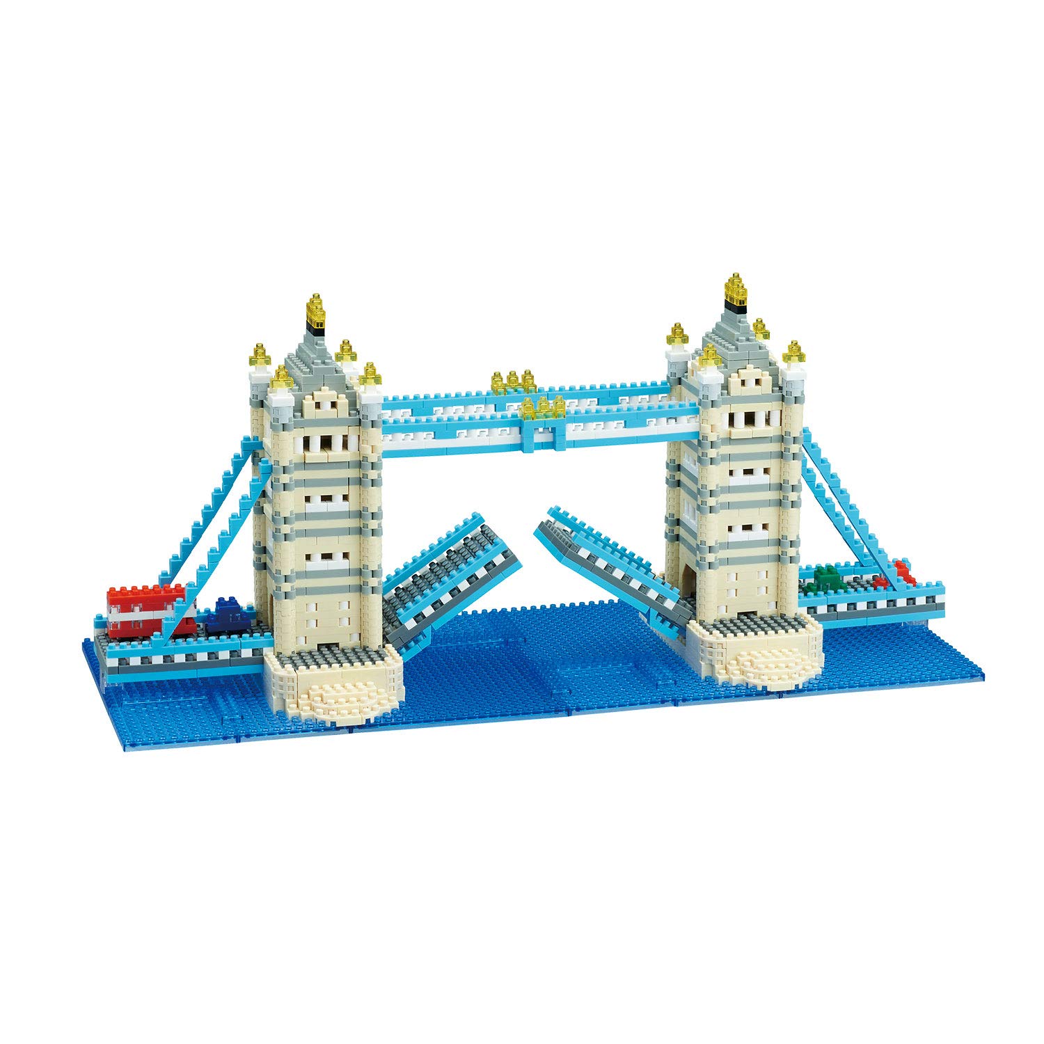 nanoblock - Tower Bridge Deluxe Edition World Famous, Advanced Hobby Series Building Kit