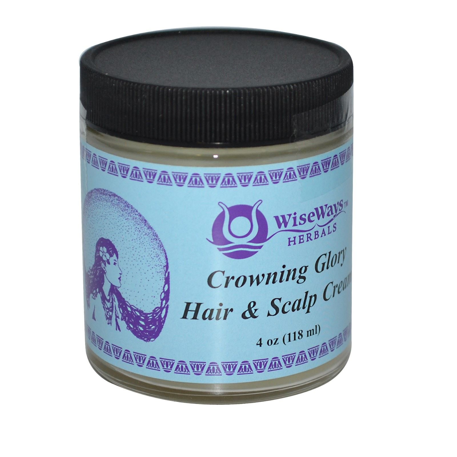 WiseWays Herbals Crowning Glory Hair & Scalp Cream - 4 oz