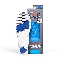CURREX ActivePro Insoles for Everyday Wear, Improve Comfort During All Activities, Arch Support Inserts to Help Reduce Fatigue & Ankle & Heel Pain – for Men & Women – High Arch, XXL