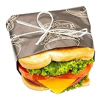 Restaurantware 12 x 12 Inch Pastry Sheets 500 Durable Sandwich Wrapping Papers - Greaseproof Microwavable Kraft Paper Food Basket Liners For Restaurants Bakeries Or Coffee Shops