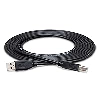 Hosa USB-215AB Type A to Type B High Speed USB Cable, 15 Feet