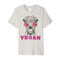 Vegan Camel World Vegan Day Funny Vegetarian Vegan Workout Premium T-Shirt