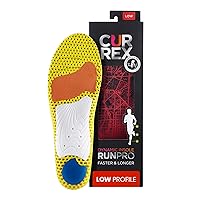 CURREX RunPro Insoles for Running Shoes – Arch Support Inserts to Help Reduce Fatigue, Prevent Injuries & Boost Performance – for Men & Women – Low Arch, XL