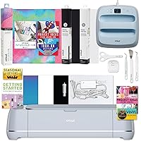 Cricut Maker 3 and Easy Press 3 Machine Combo Bundle DIY Cutting Machine with Easy Press Heat Press Machine (9 in x 9 in) Ideal for Custom T-Shirts, Totes, Bags, Pillows DIY Projects Sublimation