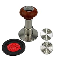 The Force Tamper-Espresso Coffee Tamper Coffee Press Tool Food Grade Stainless Steel Base Extend Set (Jelly, 54.00mm)