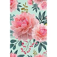 Blooming Peony Journal: Hardcover Notebook Journal with Lined Pages