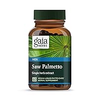 Saw Palmetto - Supports Healthy Prostate Function for Men - Contains Saw Palmetto and Sunflower Seed Lecithin to Support Men’s Health - 60 Vegan Liquid Phyto-Capsules (30-Day Supply)
