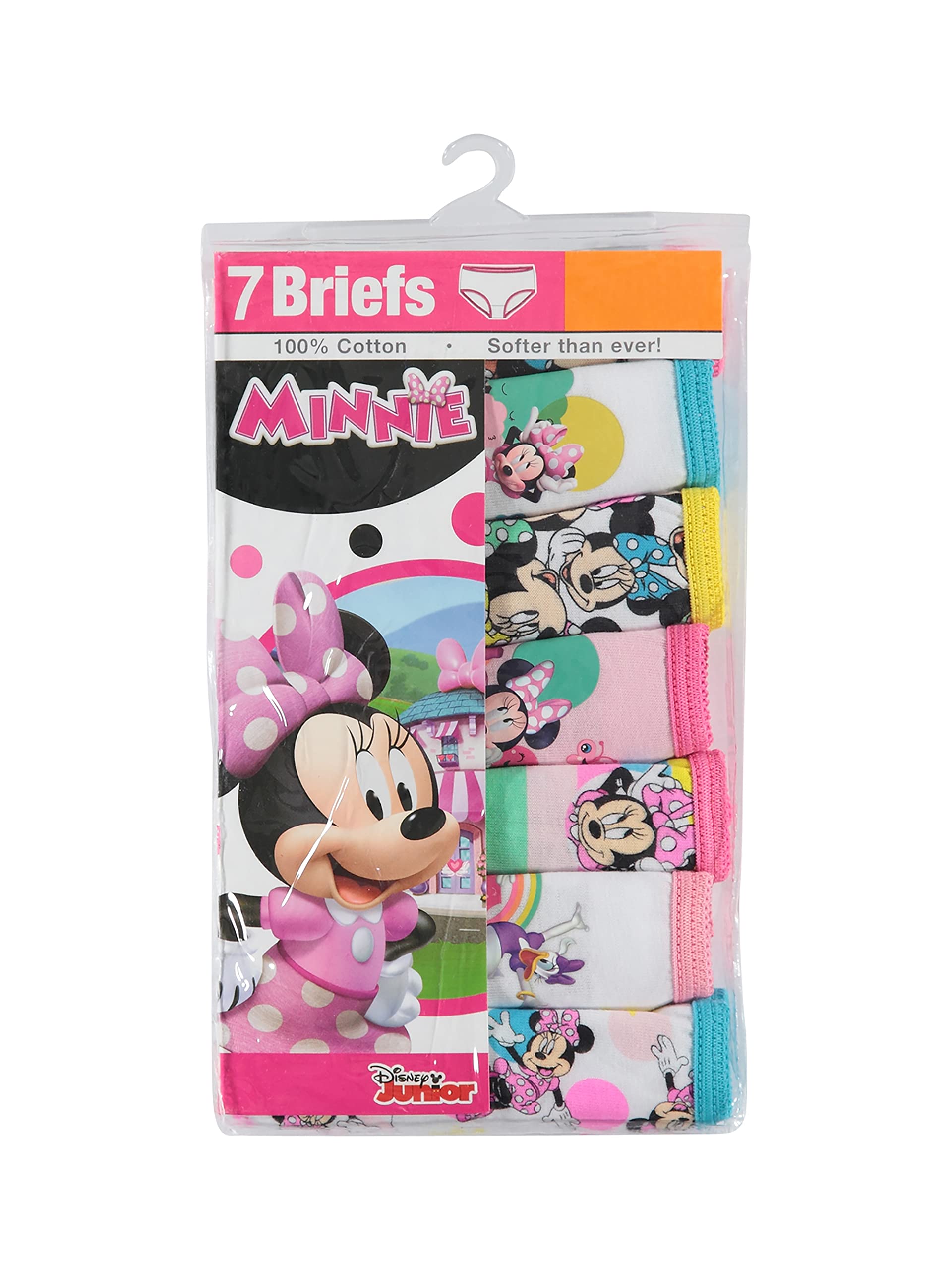 Disney Girls' Minnie Seven Pack Brief Underwear