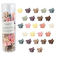 50Pcs Mini Flower Hair Clips for Women Girls Cute Flower Tiny Claw Clips for Thin Fine Hair Small Hair Clips Strong Grip Hair Clips Colorful Color Hair Styling Accessories Christmas Gifts