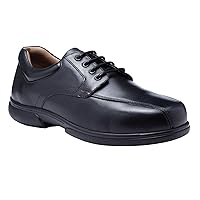 Mens Wide Fit Phoenix Velcro Black Brown Formal Shoes