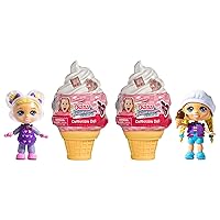 Love, Diana, Kids Diana Show, Fashion Fabulous Collectible Doll 2-Pack, 2 Surprise 3.5” Dolls in Adorable Ice Cream Cones, 10 Different Diana Doll Styles to Collect