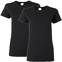 Gildan Women's Heavy Cotton T-Shirt, Style G5000L, 2-Pack
