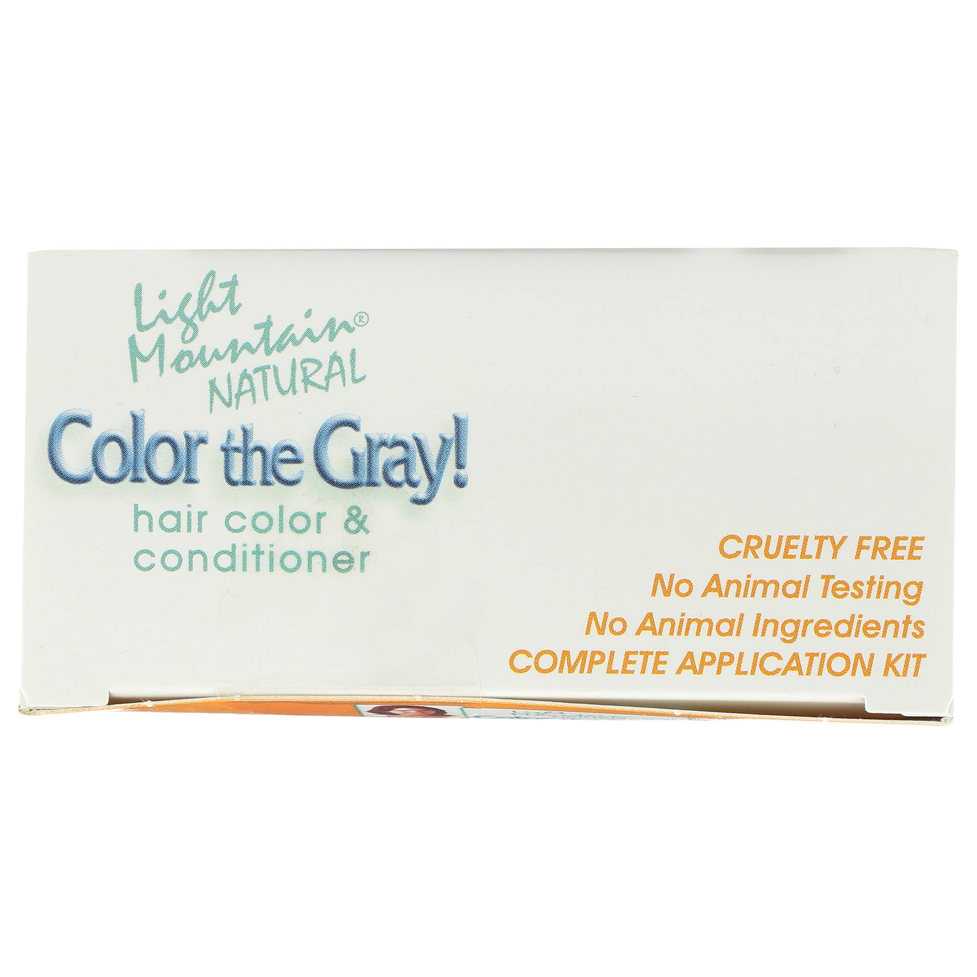 Light Mountain Natural Color The Gray! Hair Color & Conditioner, Mahogany, 7 oz (197 g) (Pack of 2)