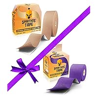 Sparthos Tape Color Bundle: Desert Beige [Uncut 115 ft. Roll] + Indigo Purple [16.4 ft Uncut Roll]