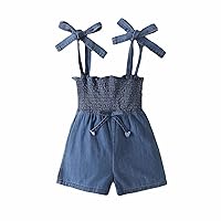 Children's Clothing Girls Summer Baby And Children's Suspenders Children's Jumpsuit Jeans Straps And Pants
