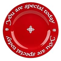 sbach 4251271903 You Are Special Today Plates, Giftboxed, Set of 3, Red…
