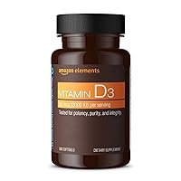 Vitamin D3, 2000 IU, 180 Softgels, 6 month supply (Packaging may vary), Supports Strong Bones and Immune Health