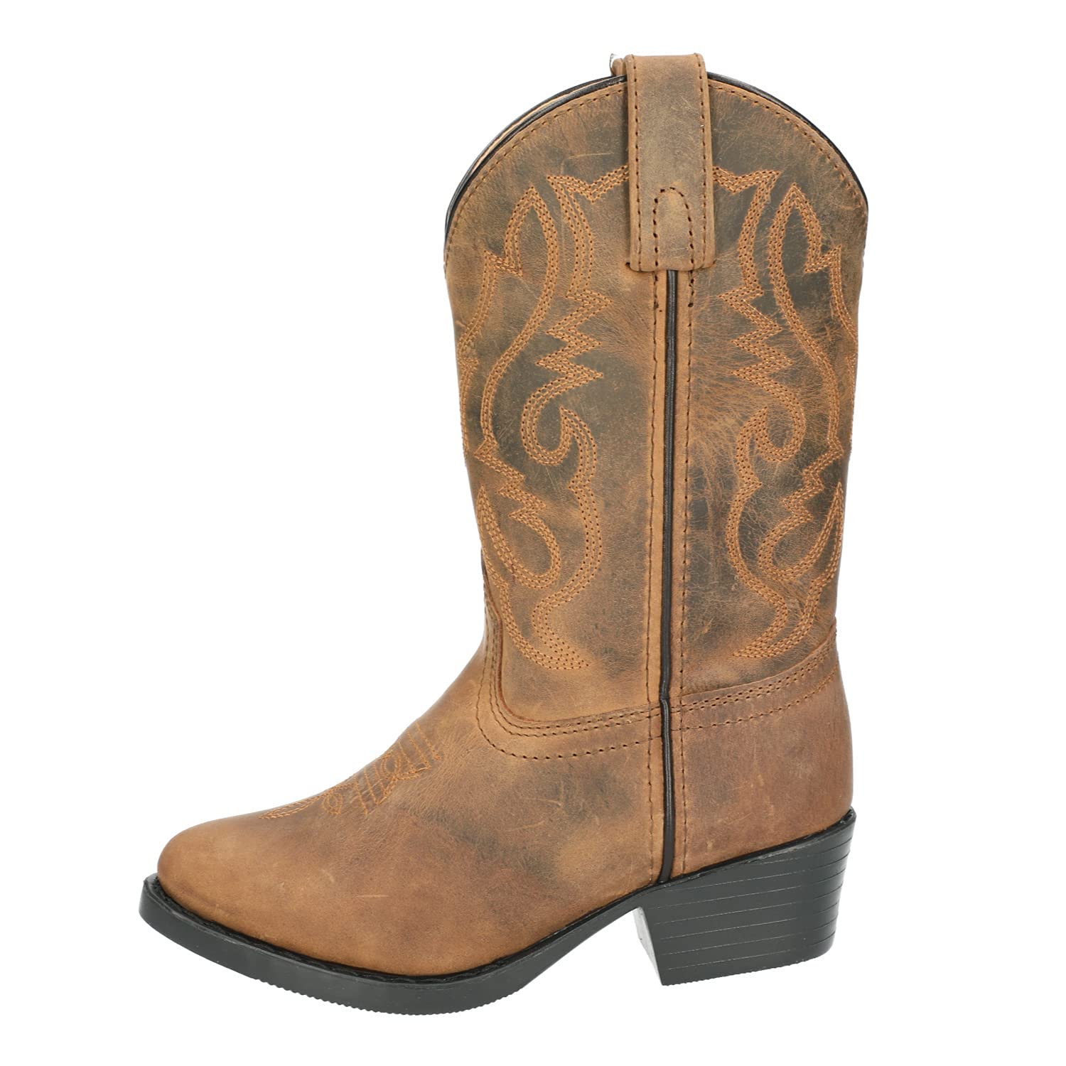 Smoky Mountain Boots | Denver Series | Youth Western Boot | Western Toe | Genuine Leather | PVC Sole & Western Heel | Leather Upper & Man-Made Lining