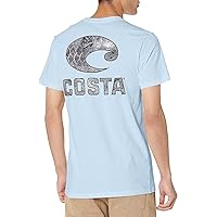 Costa Del Mar Mens Mossy Oak Coastal Short Sleeve Crewneck