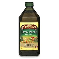 Pompeian Robust Extra Virgin Olive Oil, First Cold Pressed, Full-Bodied Flavor, Perfect for Salad Dressings & Marinades, 68 FL. OZ.