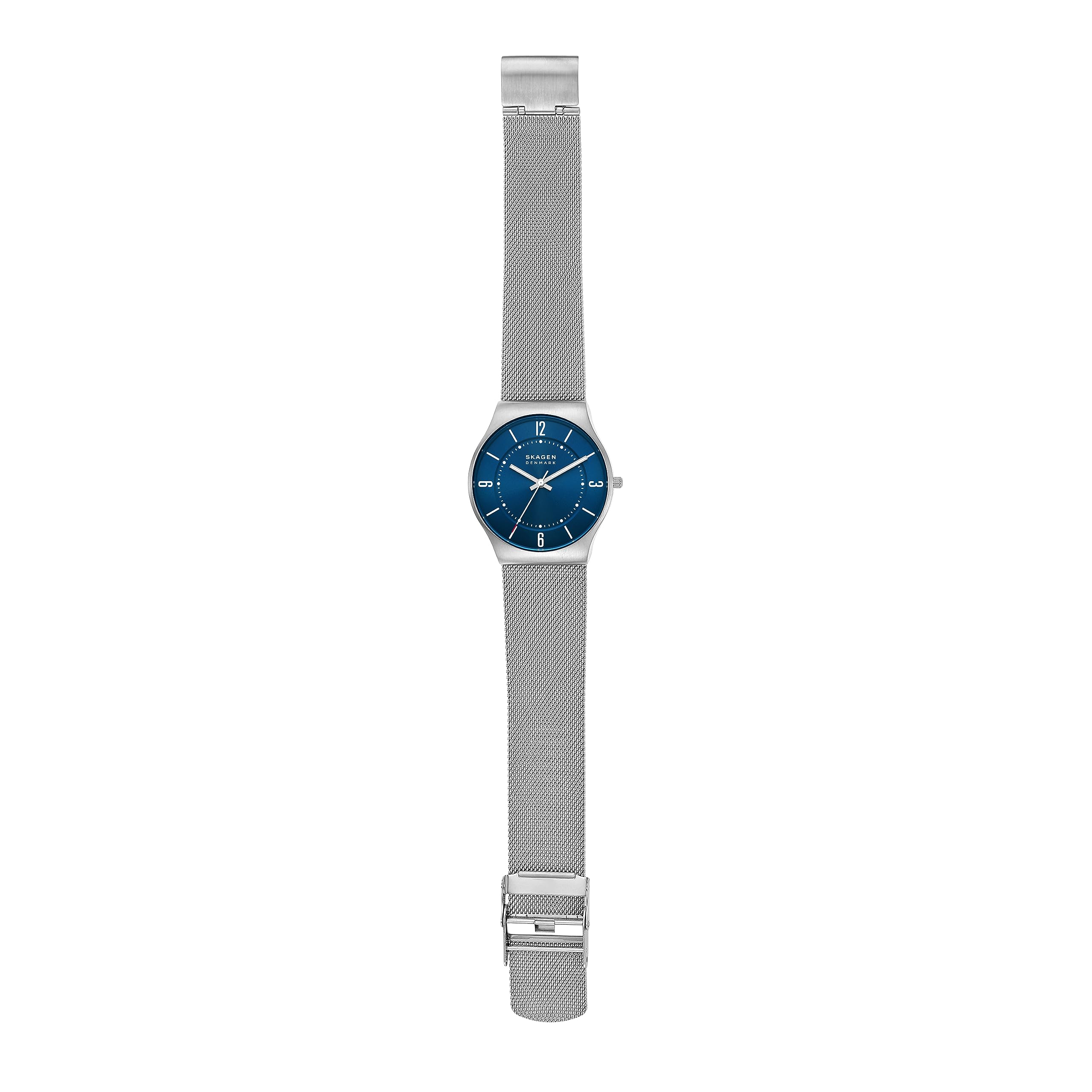 Buy Skagen Grenen 3-Hand SKW6830 Men's Silver, Silver, Bracelet