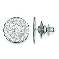 Kansas State Crest Lapel Pin (Sterling Silver)