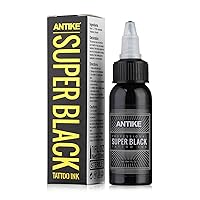 Black Tattoo Ink 1oz Pro Tattoo Ink Super Black 30ml USA Standard Pigment for Tattoo Artist TI5003-30-030