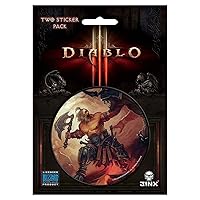 JINX Diablo III Barbarian Class Sticker, Multi-Colored, 3