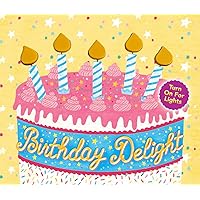 Little Hippo Books Birthday Delight Light Up Children's Books | Touch and Feel Books for Toddlers | Kid's Books with Lights | Educational Children's Books and Sensory Books