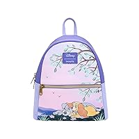 Loungefly Disney Lady And The Tramp Sunset Mini Backpack PURPLE