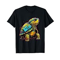 Retro Turtle Sunglasses Retrowave Aesthetic Men Women Kids T-Shirt
