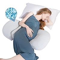 Pregnancy Pillows Maternity Pillow for Pregnant Women Sleeping - A Must Have Body Pillow with Detachable Adjustable Cover, Support for Belly, Back, HIPS & Legs, Travel Friendly and Machine Washable