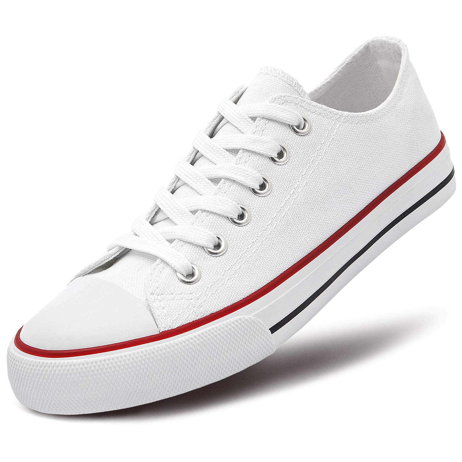 Buy NISHANT Traders® Women's Canvas Shoes/Lightweight Low Top Lace-up Canvas  Sneakers for Women & Girls (NT-01-White-3) at Amazon.in
