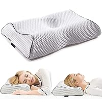 Sleep Restoration Memory Foam Pillow Contour Breathe Sleep Pillow Cervical Neck 