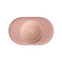 Nest Thermostat - Smart Thermostat for Home - Programmable Wifi Thermostat & Trim Kit - Made for the Nest Thermostat - Programmable Wifi Thermostat Accessory - Sand