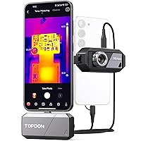 TS001 256x192 IR Resolution Thermal Camera for Android, Thermal Night Vision Monocular Thermal Imager with 9mm Adjustable Focus Lens, Infrared Test Report, -4°F~1022°F TEM Range