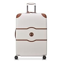 DELSEY Paris Chatelet Air 2.0 Hardside Luggage with Spinner Wheels, Angora, Checked-Large 28 Inch