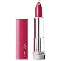 Maybelline Color Sensational Made for All Lipstick, Crisp Lip Color & Hydrating Formula, Fuchsia For Me, Bright Pinky Red, 1 Count