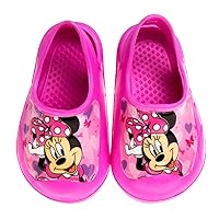 Josmo Girls Clog Water Slides Frozen Minnie Mouse Summer Sandal Kids Pool Shoes Backstrap Closed Toe Sport Athletic Character Slip On Clogs (Size 5-12 Toddler/Little Kid)