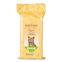 Deodorizing Cat Wipes | Grooming Cat Wipes For Deodorizing and Odor Control | Cruelty Free, Sulfate & Paraben Free, pH Balanced for Cats - Made in the USA, 50 Ct