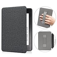 Fabric Case with Hand Strap for All-New Kindle 10th Generation 2019 Released, Ultra Thin Cover with Auto Wake/Sleep, Only Suitable for Model J9G29R
