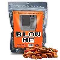 Blow Me Snack Mix - Nostalgia Gifts for Old School Gamers - Funny Vintage Game Cartridge 80s 90s Gen X Millennial Stocking Stuffers Unisex White Elephant Ideas
