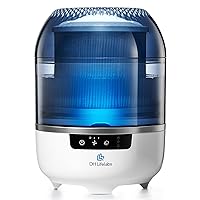 Air Purifier for Bedroom, Air Purifier and Humidifier Combo, HOCL Generator Disinfection, Mold Remover, Smoke Pet Odor Eliminator Air Purifier, for 323 Sq Ft Room (Aaira Mini, Blue)