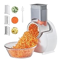 Electric Cheese Grater, Detachable Electric Salad Maker for Home Kitchen Use, Electric Cheese Grater for Block Cheese for Vegetables, Cheeses and Nuts