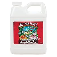 Mother Earth Floressence Bloom Supplement 1-1-1 Liquid Plant Supplement For Flowering And Fruiting Plants, Quart