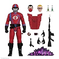 Super7 G.I. Joe Cobra Crimson Guard (Cartoon Accurate) - 7 in Ultimates! Action Figure
